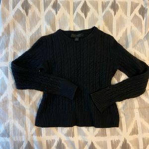 Black Cropped Sweater